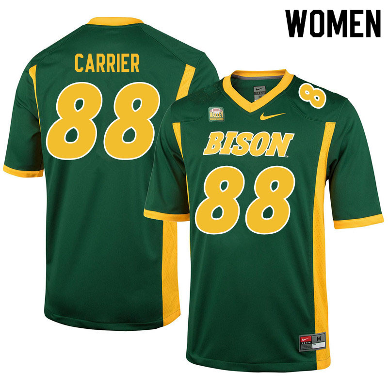 Women #88 Andre Carrier North Dakota State Bison College Football Jerseys Sale-Green